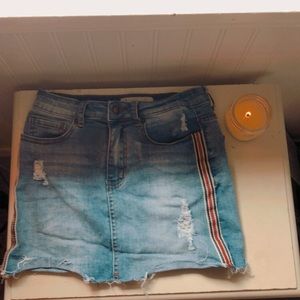 jean skirt
